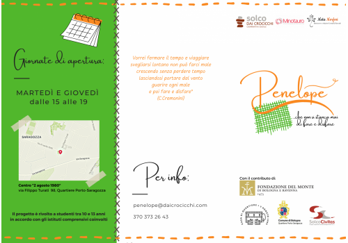 Brochure istituzionale esterno